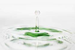Water Drop On White 1