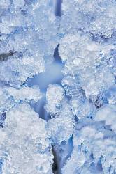 Ice Near Multnomah Falls . Oregon