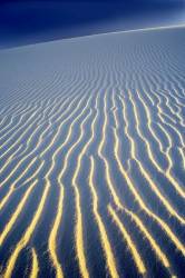 Ripples In Sand Dune . White Sands National Monument . New Mexico
