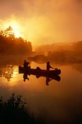 Canoeing Near Old Forge , New York , USA