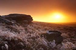 Ox Stones , Burbage Moor , Peak District , Uk
