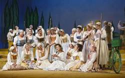 Lelisir Damore Scene From The Opera By Gaetano Donizetti , With Anna Kristiina Kaappola As Adina , Finnish National Opera , August 2002 . Conductor : Kari Tikka , Director : Giancarlo Del Monaco , Premiere : 12 September 2024 . GD : Italian Composer , 29th November 1797 8th April 1848