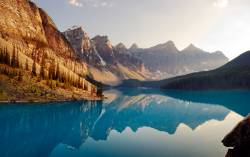 Moraine Lake And Valley Of The Ten Peaks , Lake Louise , Banff National Park , Canadian Rocky Mountains , Alberta , Canada