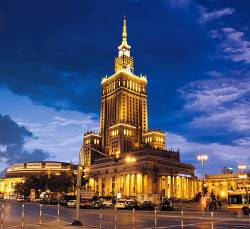 Warsaw The Palace Of The Culture And Science
