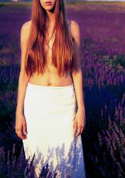 Woman With Lavender