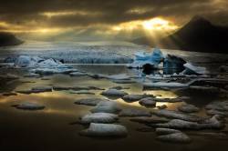 Fjallsárlón Sunrays