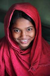 Smiling Girl In South Bangladesh