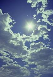 Worms Eye View Of Afternoon Sky , Colorado
