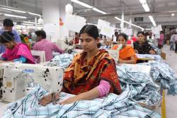 Asian Women Working In Garment Factory