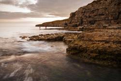 Seacombe Bay And Cliffs On The Jurassic Coast In Dorset , England . Seacombe Bay Is One Of The Many Stunning Locations To Visit On The Jurassic Coast , A UNESCO World Heritage Site In Southern England