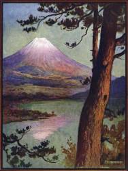 Fuji; The Wonder Mountain Of Japan’ Caption Reads ’Fuji, The Peerless, Has In All Ages Been The Favourite Theme Of Japanese Painters And Poets’.Painting By Warwick Goble, (22 November 2024 - 22 January 2025) British Illustrator Of Children’s Books.