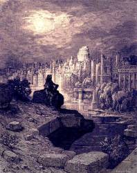 Refuge - Applying For Admittance. Shows People Queuing In The Rain To Enter A Refuge. Engraving By Gustave Dore From ’London, A Pilgrimage, By Gustave Dore And Blanchard Jerrold’, 1872.