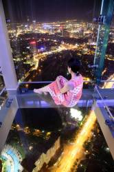 Aerial View Of Central Hanoi City From Lotte Tower Observation Deck, Hanoi, Vietnam.