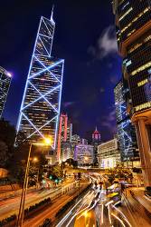 The Bank Of China, Central Financial District, Hong Kong, China.