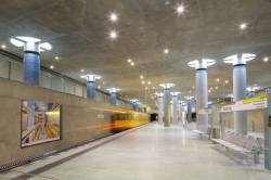 Bundestag U Bahn Station, Berlin, Germany