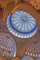 Ceiling Of Blue Mosque, Istanbul