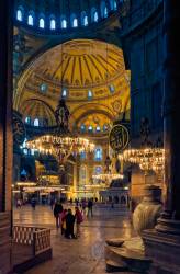 Interior Of Hagia Sophia, Istanbul