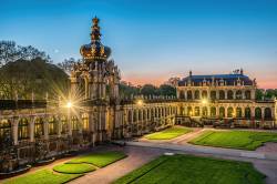 Kronentor(Crown Gate) At Dresden Zwinger Palace At Night, Dresden, Saxony, Germany | Abendstimmung Am Kronentor Im Dresdener Zwinger, Dresden, Sachsen, Deutschland