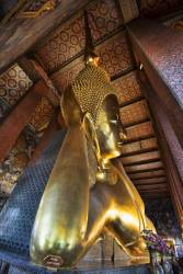 Wat Pho, Temple Of The Giant Reclining Buddha, Bangkok, Thailand.