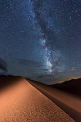 Milky Way Over Dunes At Great Sand Dunes National Park, Colorado