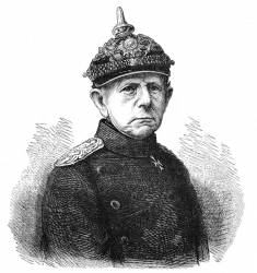 Helmuth Karl Bernhard Graf Von Moltke (1800 - 1891) Was A German Field Marshal. The Chief Of Staff Of The Prussian Army For Thirty Years, He Is Regarded As The Creator Of A New, More Modern Method Of Directing Armies In The Field.