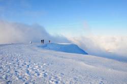 Helvellyn Summit In Snow