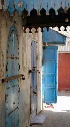 Blue Doors Of Old Essaouira Town, Morocco