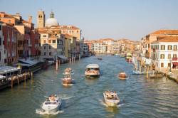 Grand Canal From Ponte Degli Scalzi, Venice, Veneto, Italy