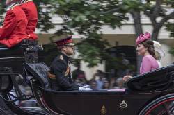 Prince Harry & Duchess Of Cambridge Trooping The Colour 2017