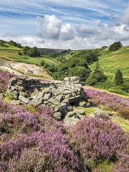 Ruins Of A Beehive Condenserat Prosperous Lead Smelting Mill Near Pateley Bridge Nidderdale AONB Yorkshire England