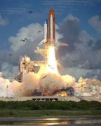 ( 06 / 21 / 1993 ) KENNEDY SPACE CENTER , FLA The First Flight Of The Commercially Developed SPACEHAB Laboratory Module Begins With The Flawless Liftoff Of The Space Shuttle Endeavour From Launch Pad 39B At 9 : 07 : 22 A M EDT , June 21 Also Planned For The Eight Day Flight Of Mission STS 57 Is The Retrieval Of The European Retrievable Carrier ( EURECA ) Onboard For The Fourth Flight Of Endeavour Are A Crew Of Six : Mission Commander Ronald J Grabe , Pilot Brian Duffy , Payload Commander G David Low , And Mission Specialists Nancy Jane Sherlock , Peter J K " Jeff " Wisoff , And Janice E Voss A First Launch Attempt On June 20 Was Scrubbed Due To Unacceptable Weather Conditions Both At KSC And The Overseas Contingency Landing Sites