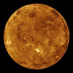 Venus Computer Simulated Global View Of The Northern Hemisphere Data & Images Gathered By The Magellan Spacecraft
