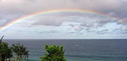 Rainbow Off Grafton Beach , Tobago