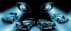 Classic Cars Autoshow Artistic Concept